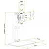 Supporto da Tavolo Stand per Monitor 17-27'' con Base