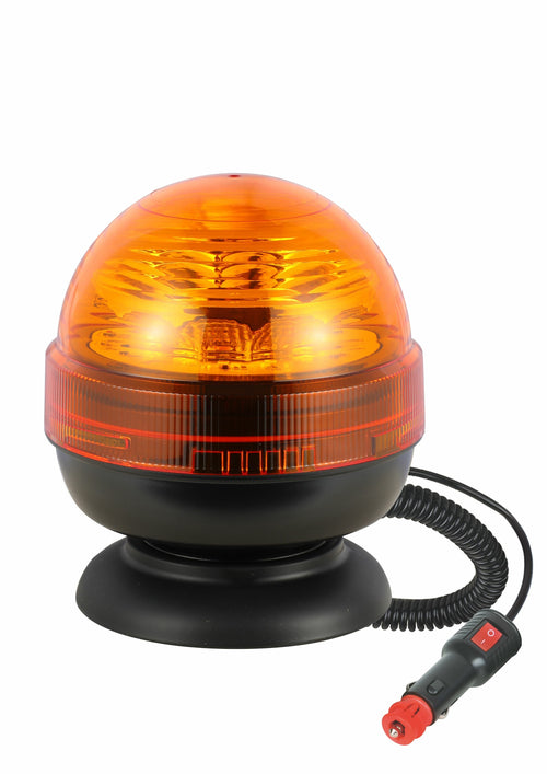 Lampeggiante a 12 LED base magnetica 12-24V a 3W