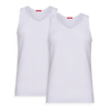 Ragno 2 Canottiere in Cotone Spalla Larga da Uomo 601412 S14 - Passarelli Biancheria