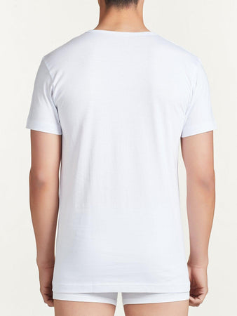 Ragno 2 Maglie Intime Uomo Cotone Scollo V Mezze Maniche 601418 S15 - Passarelli Biancheria