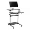 TECHLY ICA-TB TPM-3 - POSTAZIONE CARRELLO PC CON ALTEZZA REGOLABILE