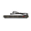 LINK LK10052 - MULTIPRESA DA RACK 19 CON 9 PRESE FEMMINA IEC C13