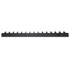 COPPIA PASSACAVI VERTICALI LINK LKORG1UV 1U CM ALTEZZA 86,5 NERO