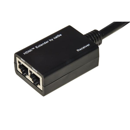Estensore di segnale Hdmi tramite 2 Cavi Ethernet Cat. 6 - Fino a 30 metri - 1080p