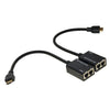 Estensore di segnale Hdmi tramite 2 Cavi Ethernet Cat. 6 - Fino a 30 metri - 1080p