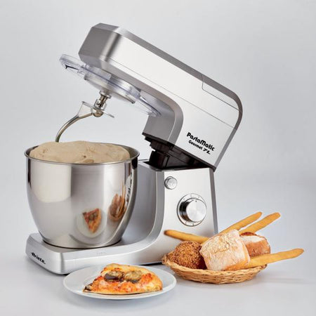 Impastatrice Con Frullatore Planetaria 7 Litri Di Capacità - Completa Di Accessori Frusta Elettrica Per Montare E Gancio Per Impastare.