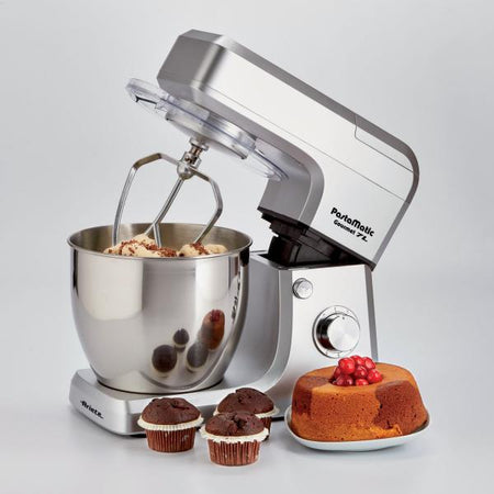 Impastatrice Con Frullatore Planetaria 7 Litri Di Capacità - Completa Di Accessori Frusta Elettrica Per Montare E Gancio Per Impastare.