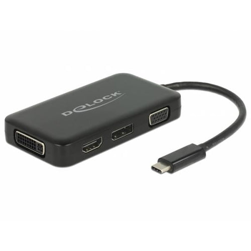 DeLOCK 63929 replicatore di porte e docking station per laptop USB 2.0 Type-C Nero (DeLOCK - USB-C)
