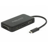 DeLOCK 63929 replicatore di porte e docking station per laptop USB 2.0 Type-C Nero (DeLOCK - USB-C)