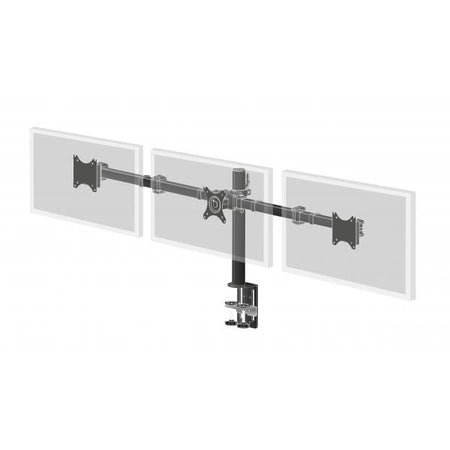 iiyama Desk Mount 68,6 cm [27] Scrivania Nero (iiyama ProLite DS1003C-B1 triple Screen Desk Top Mounting Arm)