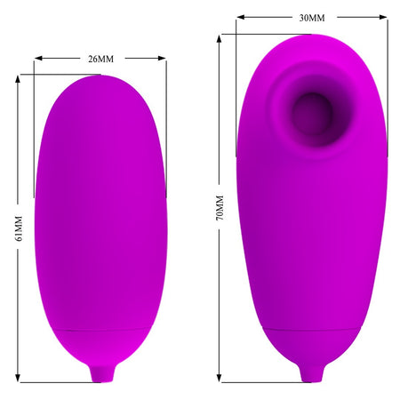 Mini Vibratore Pretty Love Suction e Vibro Bullets