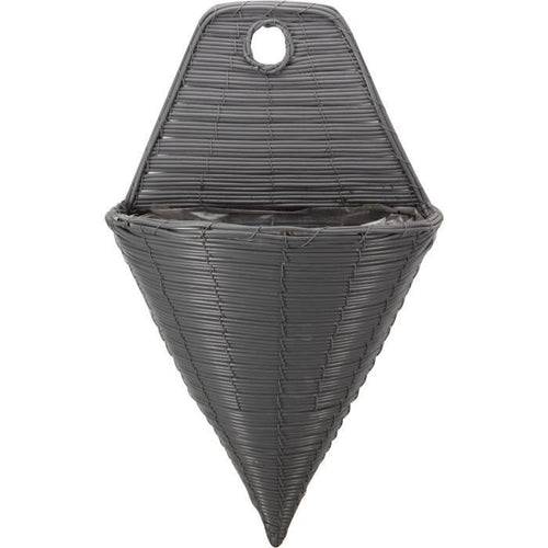Fissaggio a parete - Finto rattan - Ardesia - 35 cm - SMART GARDEN