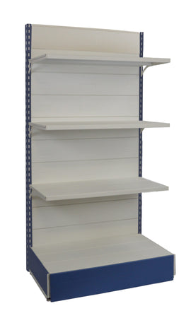 Scaffale di metallo verniciato per arredo negozi cm. 100x60x200h