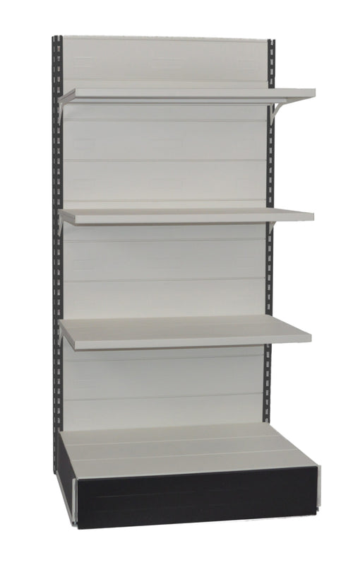 Scaffale di metallo verniciato per arredo negozi cm. 100x60x200h