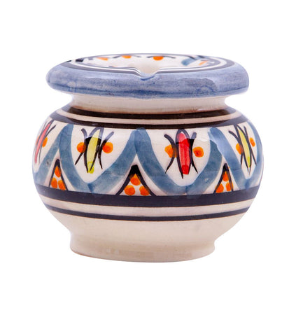 Biscottini Biscottini Posacenere Antiodore Antivento Ceramica Decorato a Mano Orientale