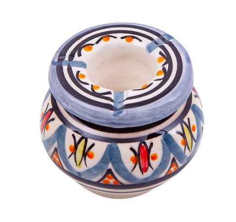 Biscottini Biscottini Posacenere Antiodore Antivento Ceramica Decorato a Mano Orientale