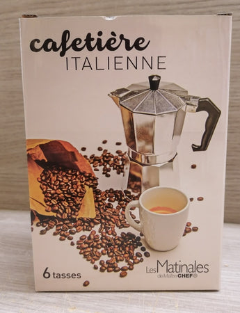 MAITRE CHEF - LES MATINALES CAFFETTIERA ITALIANA 6 TAZZE