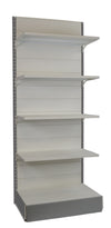 Scaffale di metallo per arredare negozi in vari colori a scelta cm. 100x60x250h