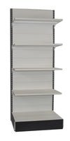 Scaffale metallico per allestimento negozi di vario genere cm. 100x60x250h