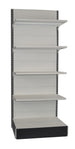 Scaffale metallico per allestimento negozi di vario genere cm. 100x60x250h