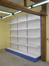 Scaffale metallico per allestimento negozi di vario genere cm. 100x60x250h