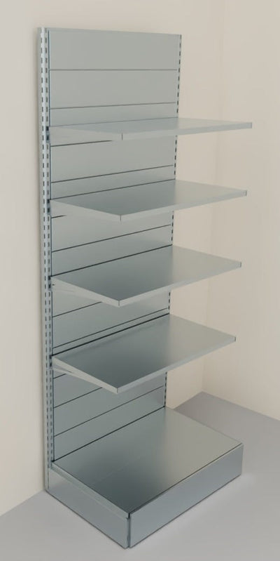 Scaffalatura da negozio in metallo zincato cm. 100x60x250h