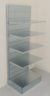 Scaffale di metallo zincato per arredamento negozi e punti vendita di ogni tipo cm. 100x60x250h