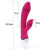 Vibratore Rabbit II CON STIMOLATORE CLITORIDE 21,5 CM