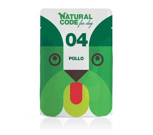 Natural Code Busta 04 gusto Pollo Cibo umido per Cani Adulti