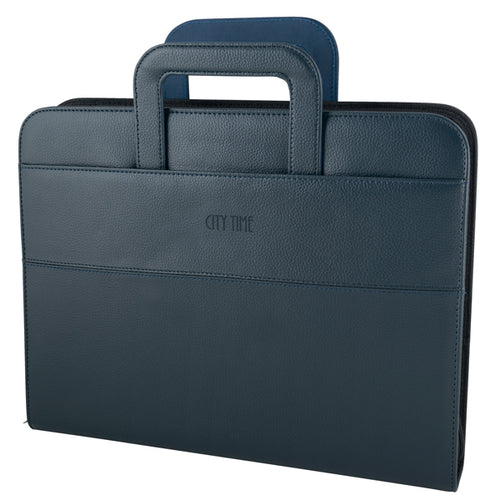 Cartella Portablocco Professional 36X28.5X6Cm Blu City Time