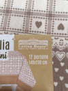 COTTON HOUSE - TOVAGLIA PER 12 PERSONE 140X230 CM CUORICINI IN COTONE