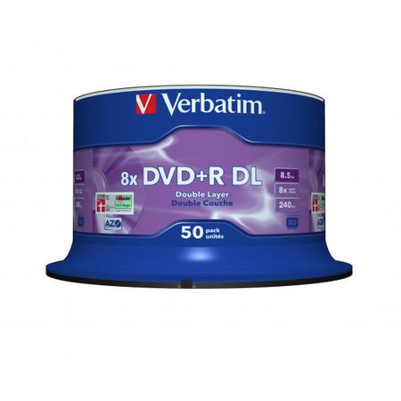 DVD+R DL 8x Matt Silv. 50pk