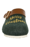 Genuins G101388 - Pantofole Shetland Xmas, colore: Verde giallo