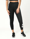 Nike Women's Pantaloni W NSW Nk CLSC Gx HR Tight Ftra, Black/White, DV7791-014