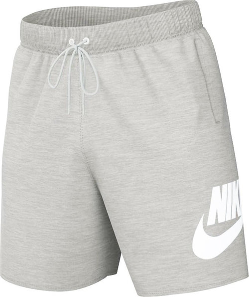 NIKE M NK Club Alumni HBR FT Short Pantaloni Sportivi Uomo Dk Grey Heather/ Lt Smoke Grey/ White