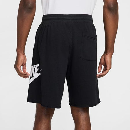 NIKE M NK Club Alumni HBR FT Short Pantaloni Sportivi Uomo Black/White/White