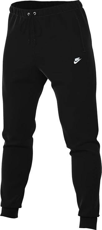 Nike Club Jogger FN3801-010, da Uomo, Nero/Bianco