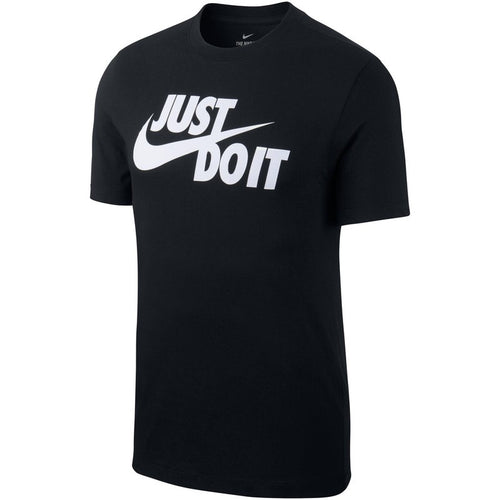 Nike Sportswear Just Do It Swoosh, T-Shirt Uomo, Nero (Black/White 011)