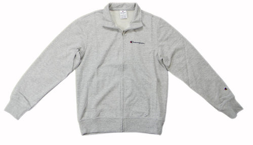 Champion FULL ZIP SWEATSHIRT Heavy Soft Compact Spring Poly Terry Uomo Grigio