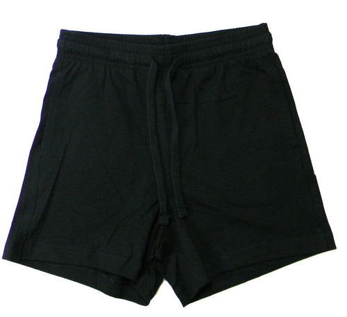Champion SHORTS Pro Jersey gr.220 100%Cotton Logo Piccolo, Nero