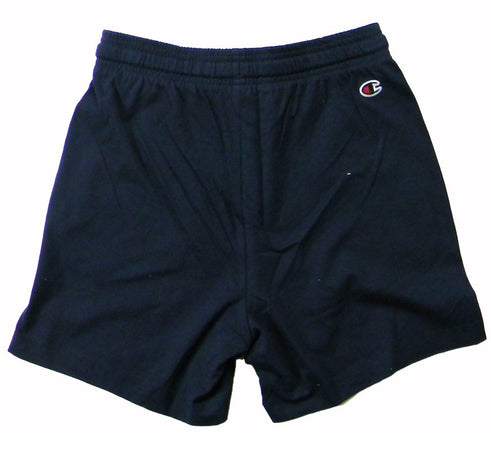 Champion SHORTS Pro Jersey gr.220 100%Cotton Logo Piccolo, Blu Nevi