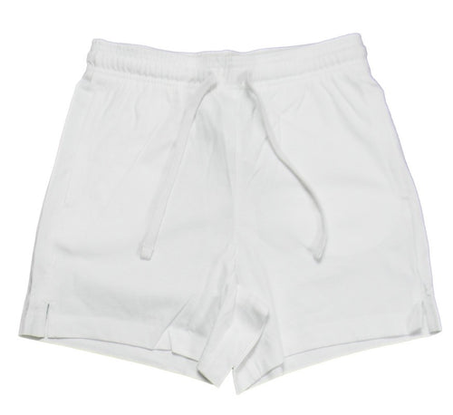 Champion SHORTS Pro Jersey gr.220 100%Cotton Logo Piccolo, Bianco