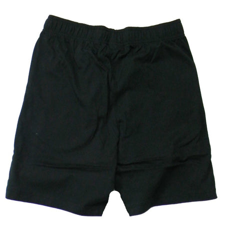 Champion LONG BERMUDA Pro Jersey (220gr) Uomo Logo Grande Cottone, Nero