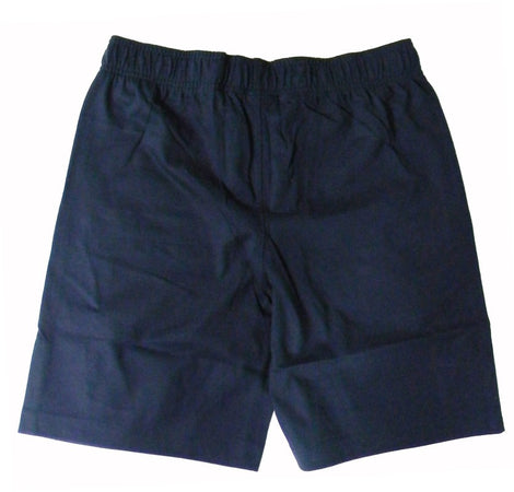 Champion LONG BERMUDA Pro Jersey (220gr) Uomo Logo Grande Cottone, Blu Navi