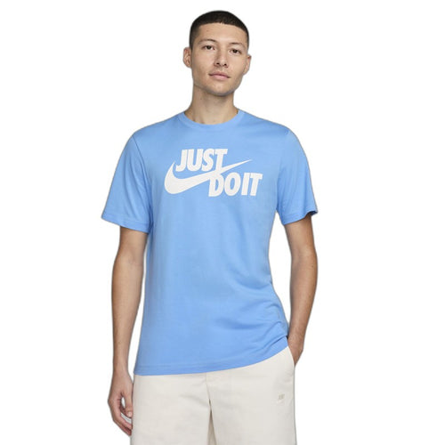 Nike Sportswear Just Do It Swoosh, T-Shirt Uomo, Azzurro ( University Blue 412)