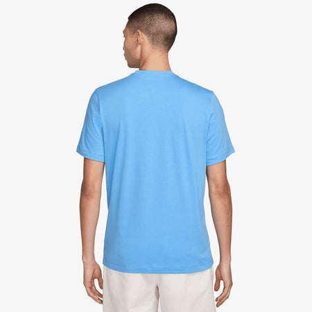 Nike Sportswear Just Do It Swoosh, T-Shirt Uomo, Azzurro ( University Blue 412)