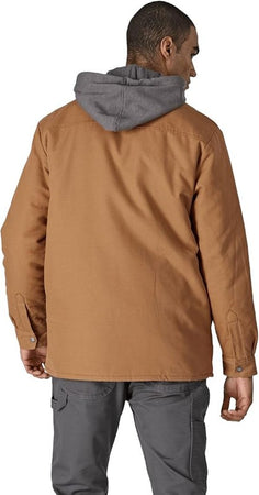 Dickies Duck Shirt Jacket, Giacca Uomo, Anatra Marrone