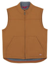 Dickies Gilet Foderato In Cotone D’anatra Sherpa, Capispalla da lavoro Uomo, MARRONE DUCATO