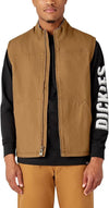 Dickies Gilet Foderato In Cotone D’anatra Sherpa, Capispalla da lavoro Uomo, MARRONE DUCATO