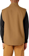 Dickies Gilet Foderato In Cotone D’anatra Sherpa, Capispalla da lavoro Uomo, MARRONE DUCATO